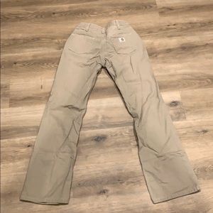 Carhartt Pants - Carharrt Khaki Work Pants Size 4 x 34 Carhartt Pants - Carharrt Khaki Work Pants Size 4 x 34